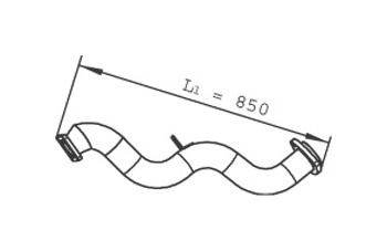 Výfuková trubka DINEX 47152