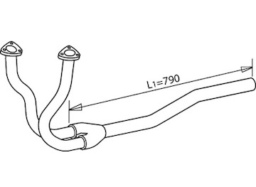 Výfuková trubka DINEX 49155
