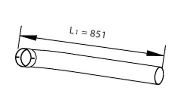 Výfuková trubka DINEX 47190