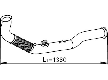 Výfuková trubka DINEX 66135