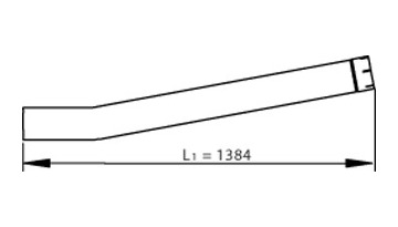 Výfuková trubka DINEX 81607
