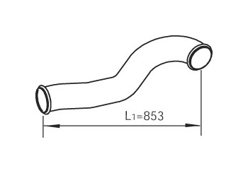 Výfuková trubka DINEX 81717