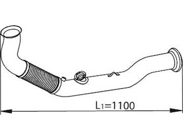 Výfuková trubka DINEX 82229