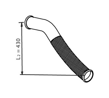 Výfuková trubka DINEX 21245