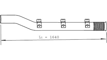 Výfuková trubka DINEX 21723