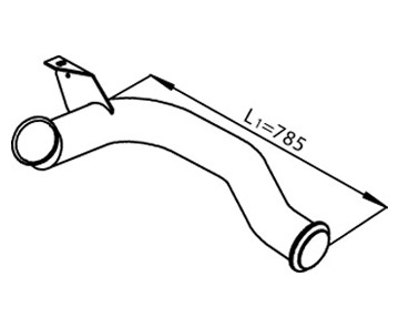 Výfuková trubka DINEX 22179