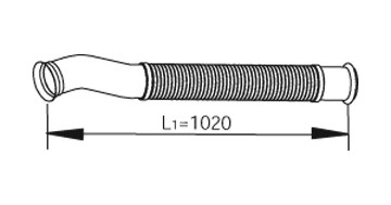 Výfuková trubka DINEX 22188