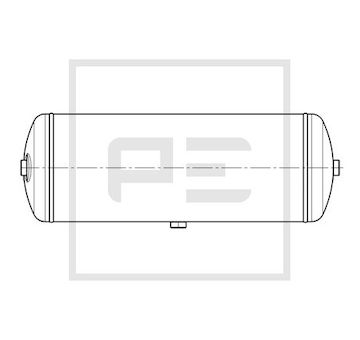 Zásobník vzduchu, pneumatický systém PE Automotive 026.052-00A