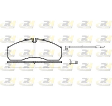 Sada brzdových destiček, kotoučová brzda ROADHOUSE 2651.12