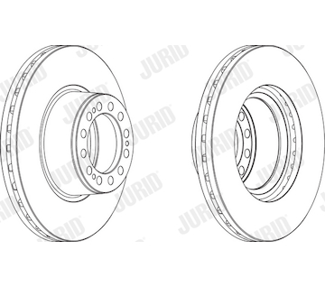 Brzdový kotouč JURID 569001J