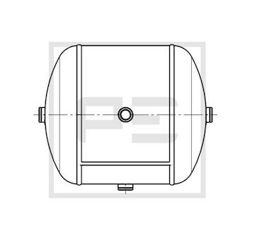 Zásobník vzduchu, pneumatický systém PE Automotive 106.511-00A