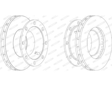 Brzdový kotouč FERODO FCR206A