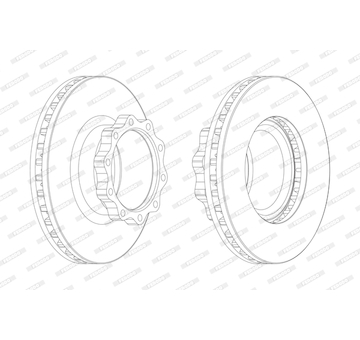 Brzdový kotouč FERODO FCR147A