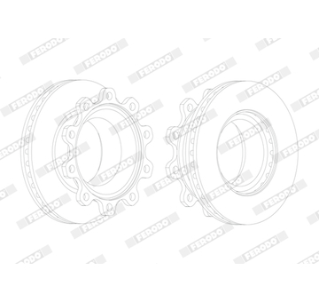 Brzdový kotouč FERODO FCR176A