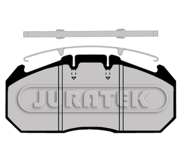 Sada brzdových destiček, kotoučová brzda JURATEK JCP1404