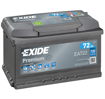 startovací baterie EXIDE EA722