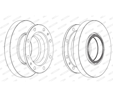 Brzdový kotouč FERODO FCR278A
