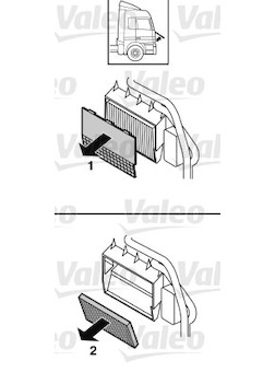 Filtr, vzduch v interiéru VALEO 716028