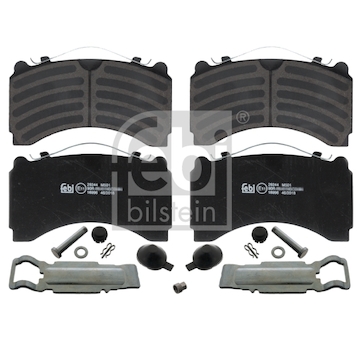 Sada brzdových destiček, kotoučová brzda FEBI BILSTEIN 16996