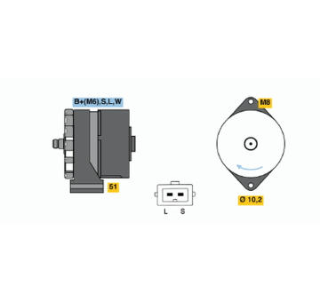 generátor BOSCH 0 120 488 297