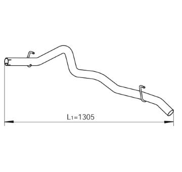 Výfuková trubka DINEX 29629