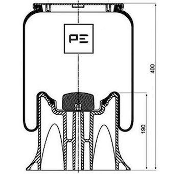 Mech, pneumatické odpružení PE Automotive 084.105-75A