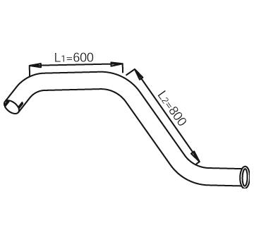 Výfuková trubka DINEX 28699