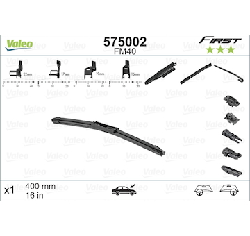 List stěrače VALEO 575002