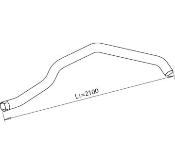 Výfuková trubka DINEX 48111