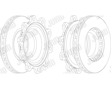 Brzdový kotouč JURID 569022J
