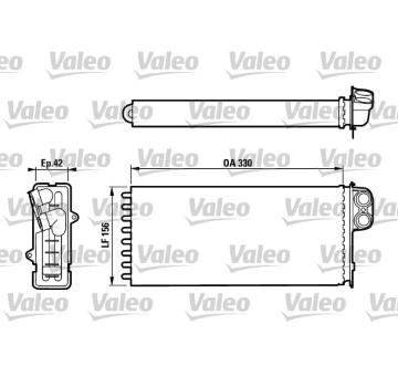Výměník tepla, vnitřní vytápění VALEO 812128
