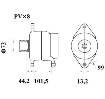 generátor MAHLE MG 1019