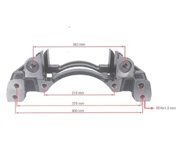 Držák brzdového třmenu (kopyto) WABCO 22,5