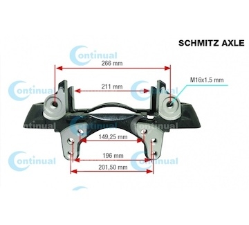 Držák brzdového třmenu (kopyto) WABCO repas CT17918