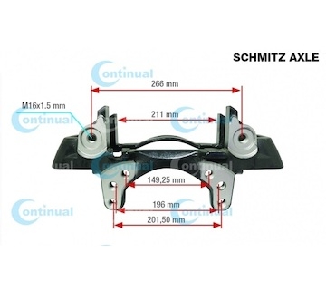 Držák brzdového třmenu (kopyto) WABCO repas CT17919