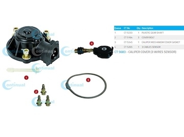 Sada opravárenská třmenu Knorr sensor 3-pol. kabel SB6/7 TAT