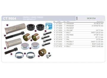 Sada opravárenská třmenu MERITOR ELSA 2 ROR