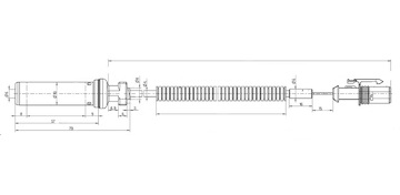 Sensor-ABS MAN TGL/TGM 3000mm ZN levý, rovný