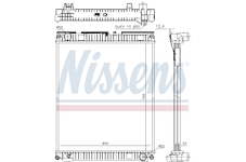 Chladič, chlazení motoru NISSENS 67227