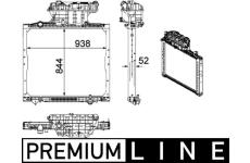 Chladič, chlazení motoru MAHLE CR 1167 000P