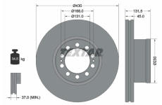 Brzdový kotouč TEXTAR 93291200