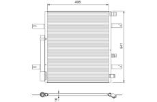 Kondenzátor, klimatizace VALEO 815061