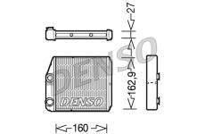 Výměník tepla, vnitřní vytápění DENSO DRR09035