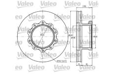 Brzdový kotouč VALEO 187076