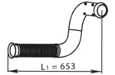 Výfuková trubka DINEX 66121