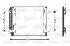Kondenzátor, klimatizace VALEO 818035