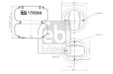 Mech, pneumatické odpružení FEBI BILSTEIN 176581