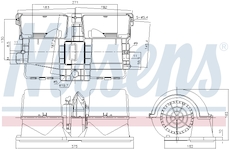 vnitřní ventilátor NISSENS 87134