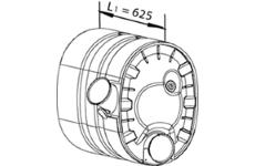 Střední tlumič výfuku DINEX 80390