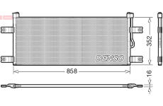 Kondenzátor, klimatizace DENSO DCN99069